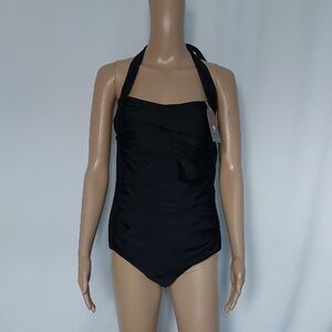 SwmisBlack Halter Swimsuit